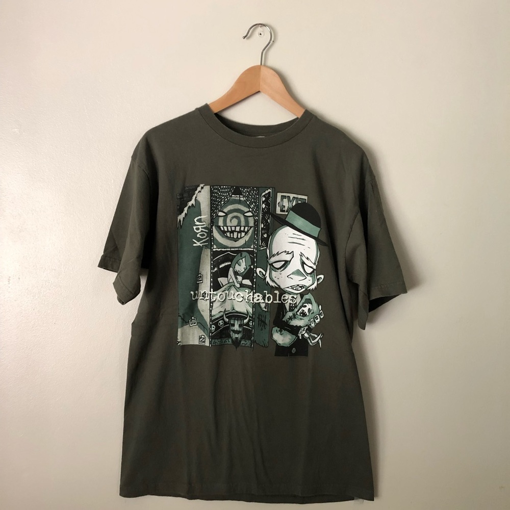 Korn Untouchables 2002 Tour T Shirt Large